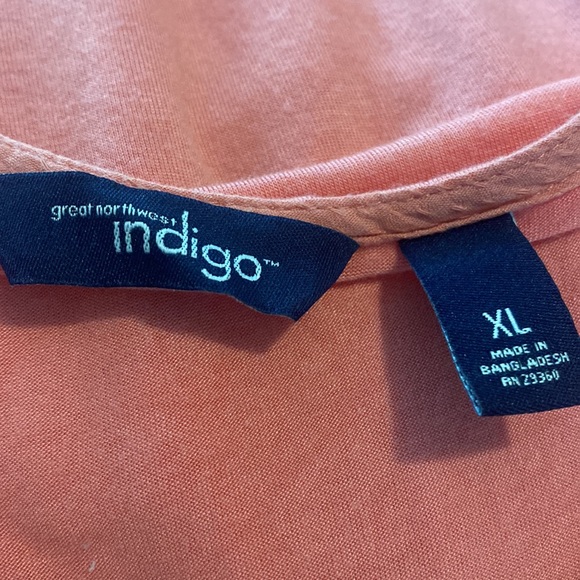 🎈Sale🎈Great Northwest Indigo Embroidered Sleeveless Top - Picture 6 of 7